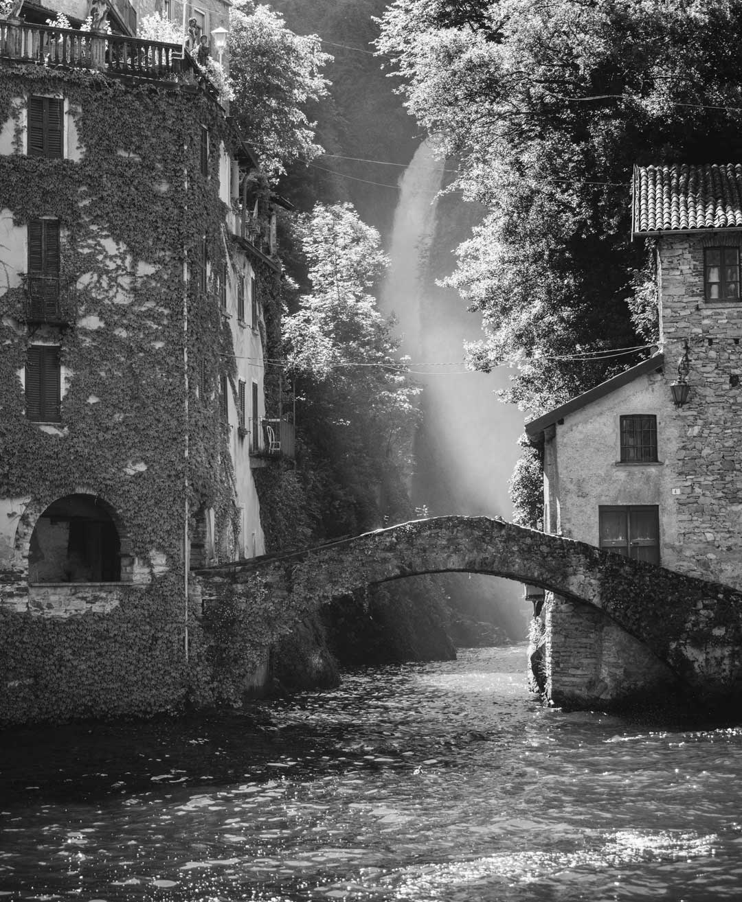 Vista dalla barca dell'Orrido di Nesso sul Lago di Como